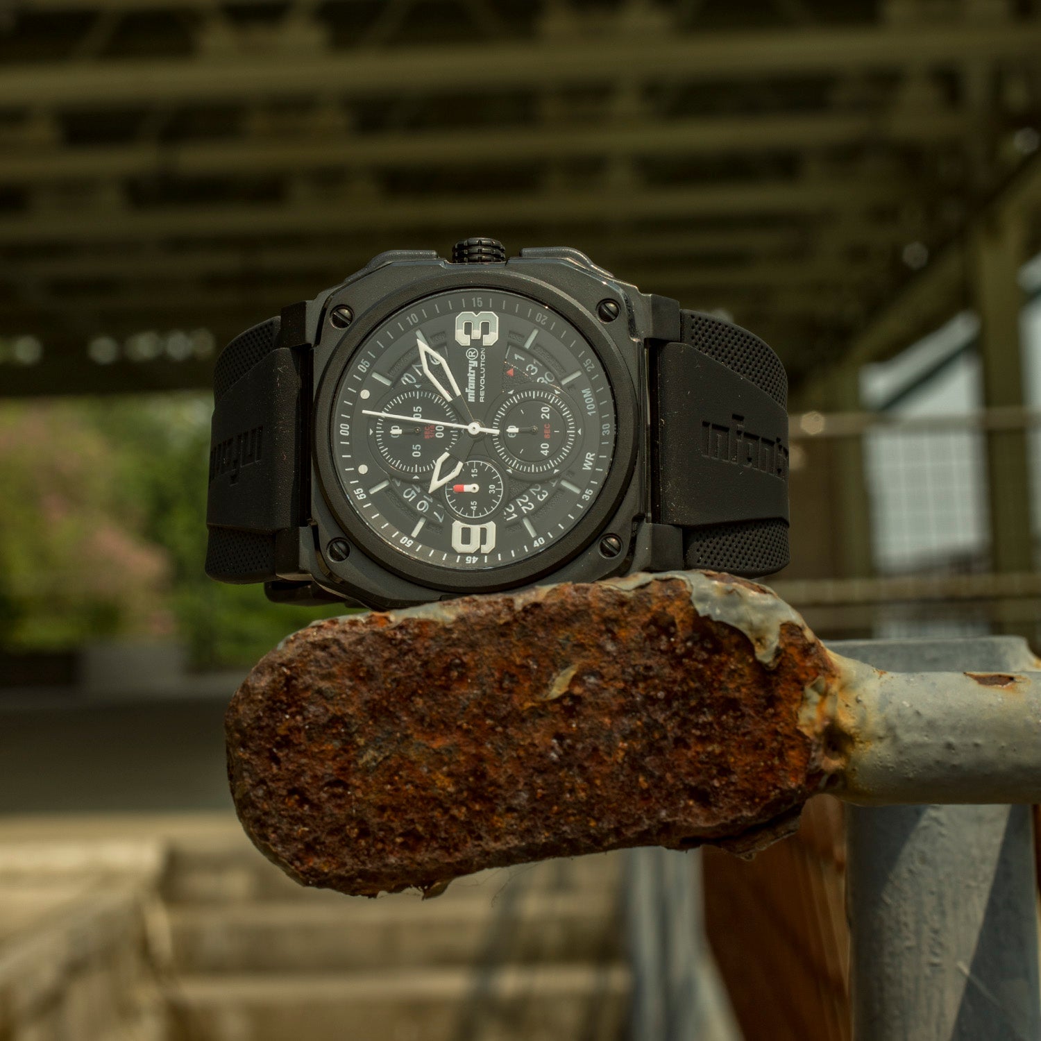 Infantry_Chronograph_Men_s_Watch_-_Black_Derset_Green_waterproof_REVO-CHR-01-V3-06