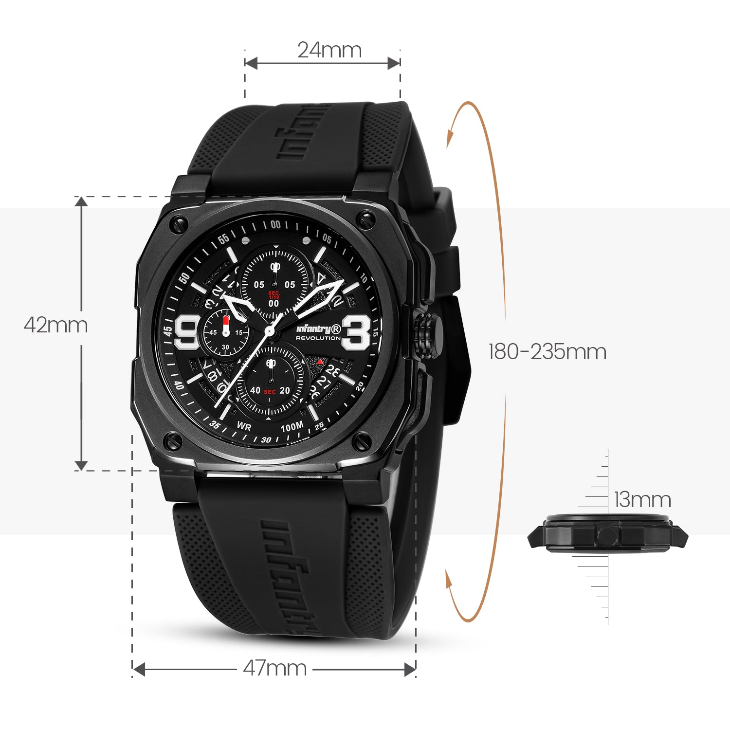 Infantry_Chronograph_Men_s_Watch_-_Black_Derset_Green_waterproof_REVO-CHR-01-V3-07