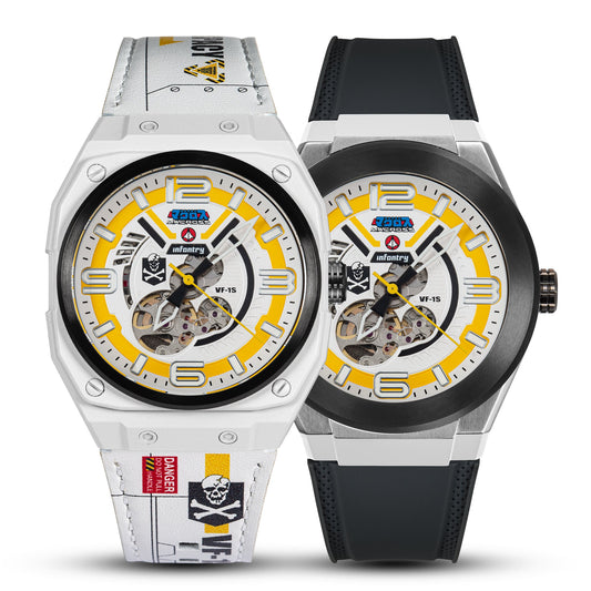 Infantry Miyota Automatic Men's Watch Set - Yellow waterproof_waterproof_MOD42-MAC-SET-Y