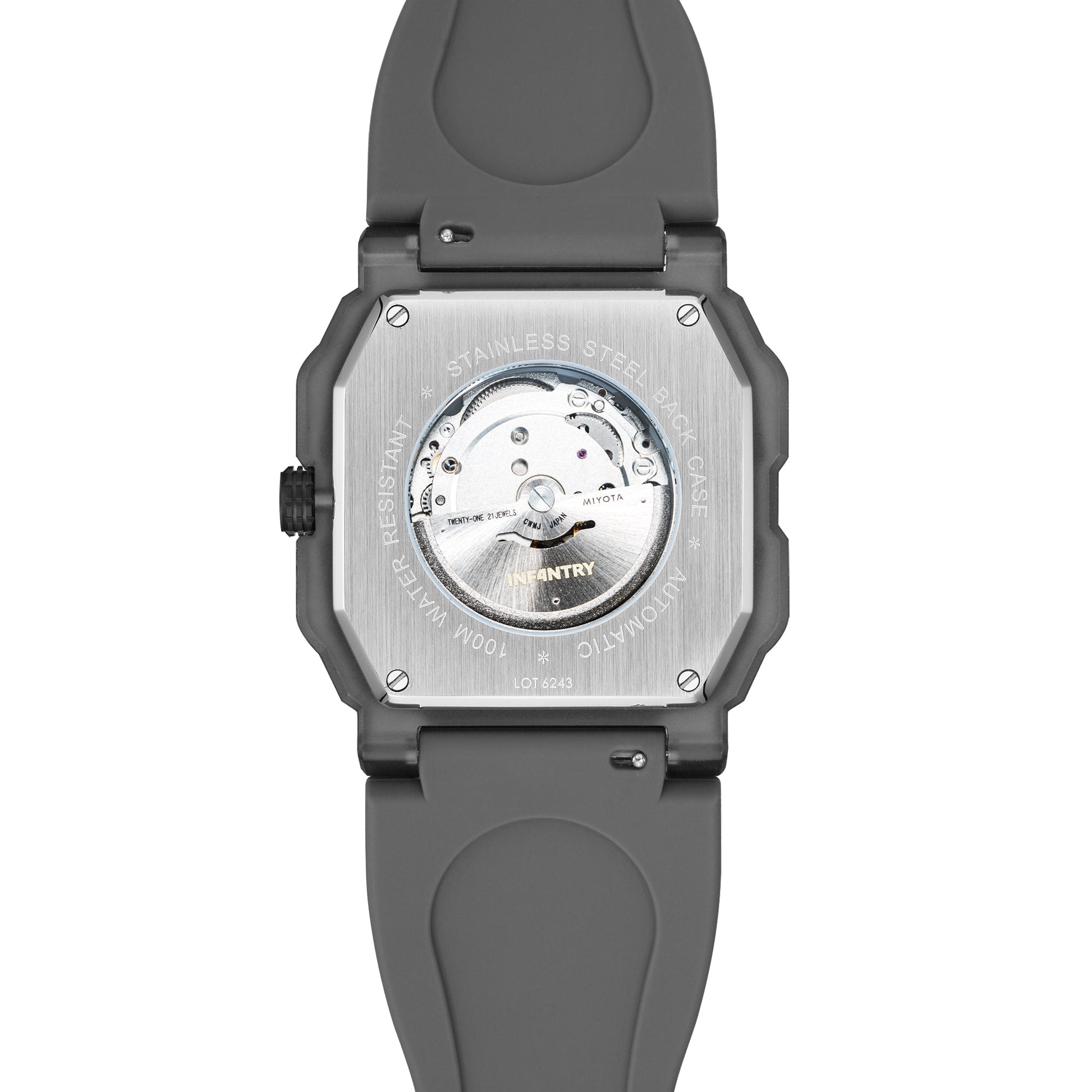 infantry automatic military watch camo back REVO47-CAMO01