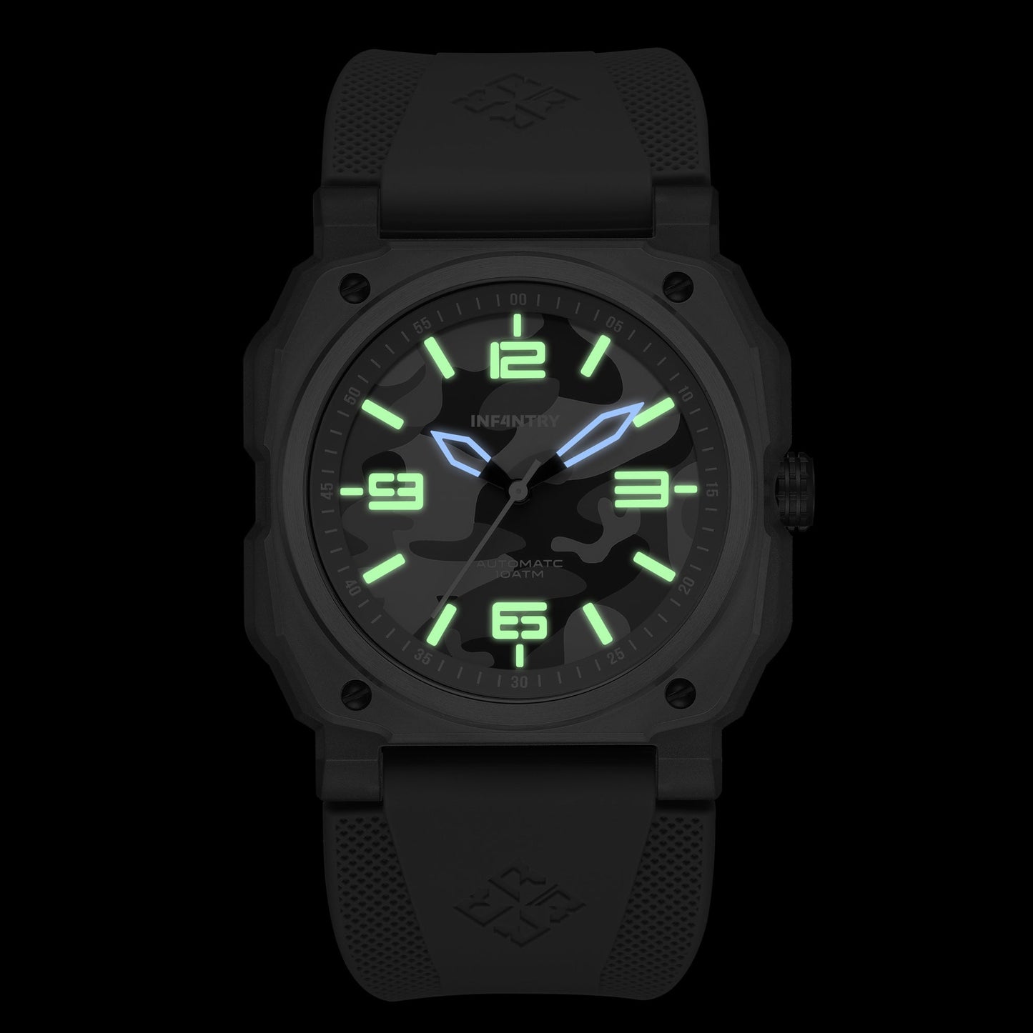 infantry automatic military watch camo lume REVO47-CAMO01