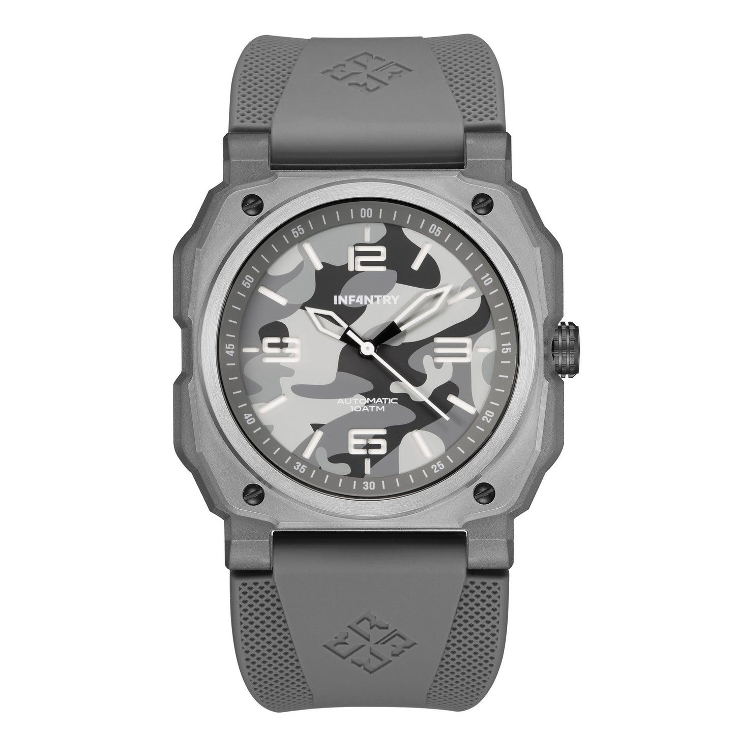 infantry automatic military watch grey camo REVO47-CAMO01-GY-01
