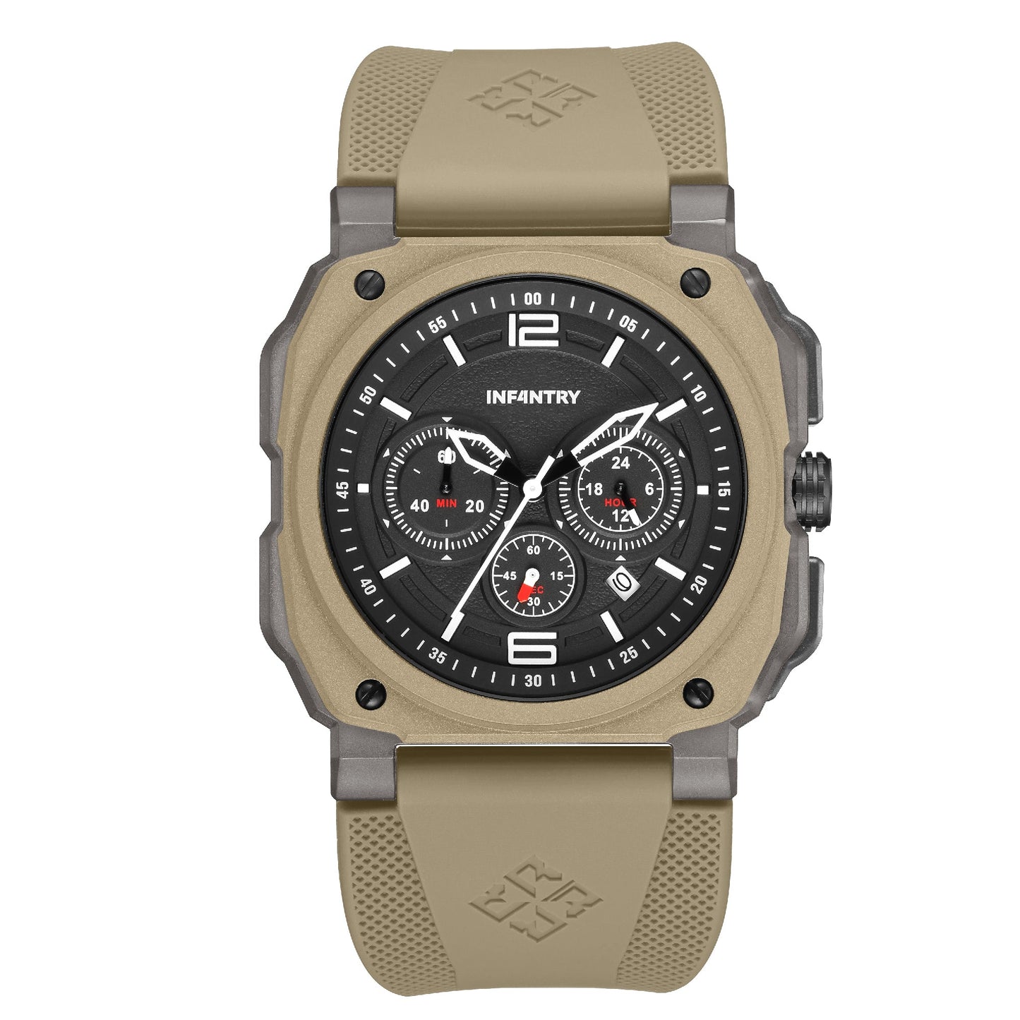 infantry chronograph military watch desert REVO47-CHR01-SD-01