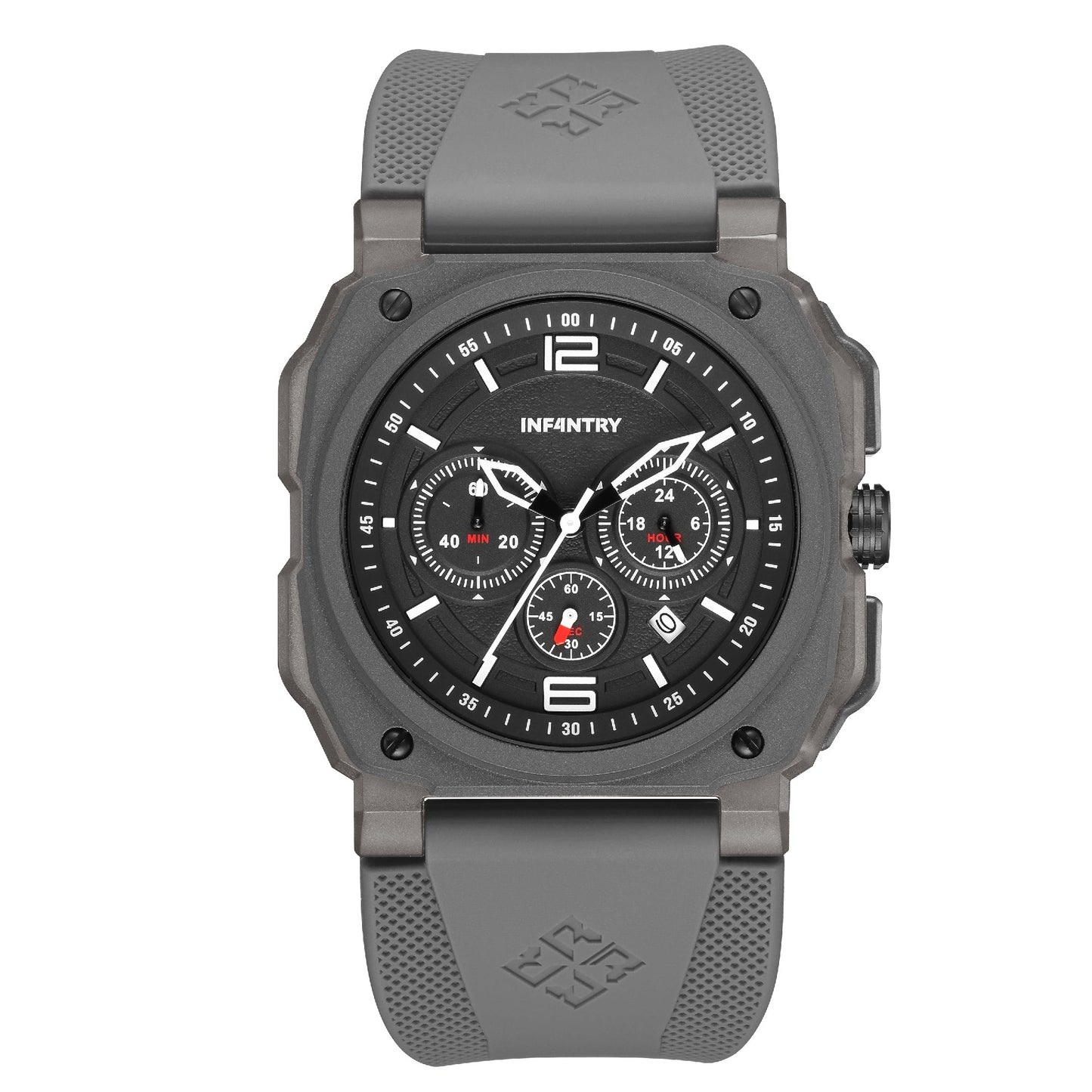 infantry chronograph military watch grey REVO47-CHR01-GY-01