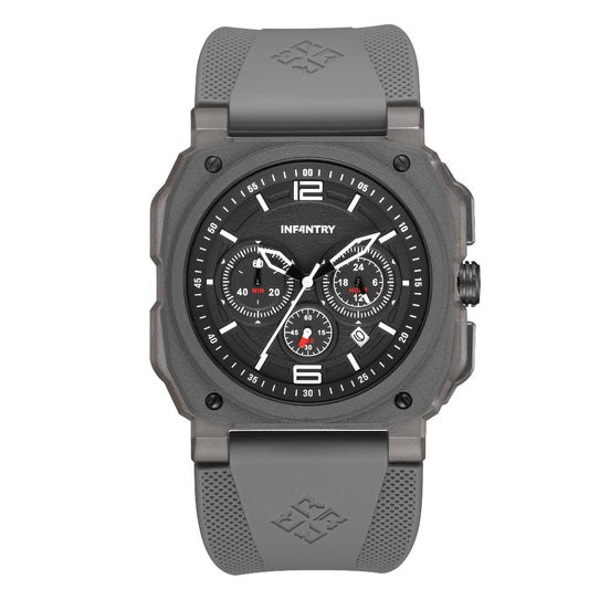 infantry chronograph military watch grey REVO47-CHR01-GY-01