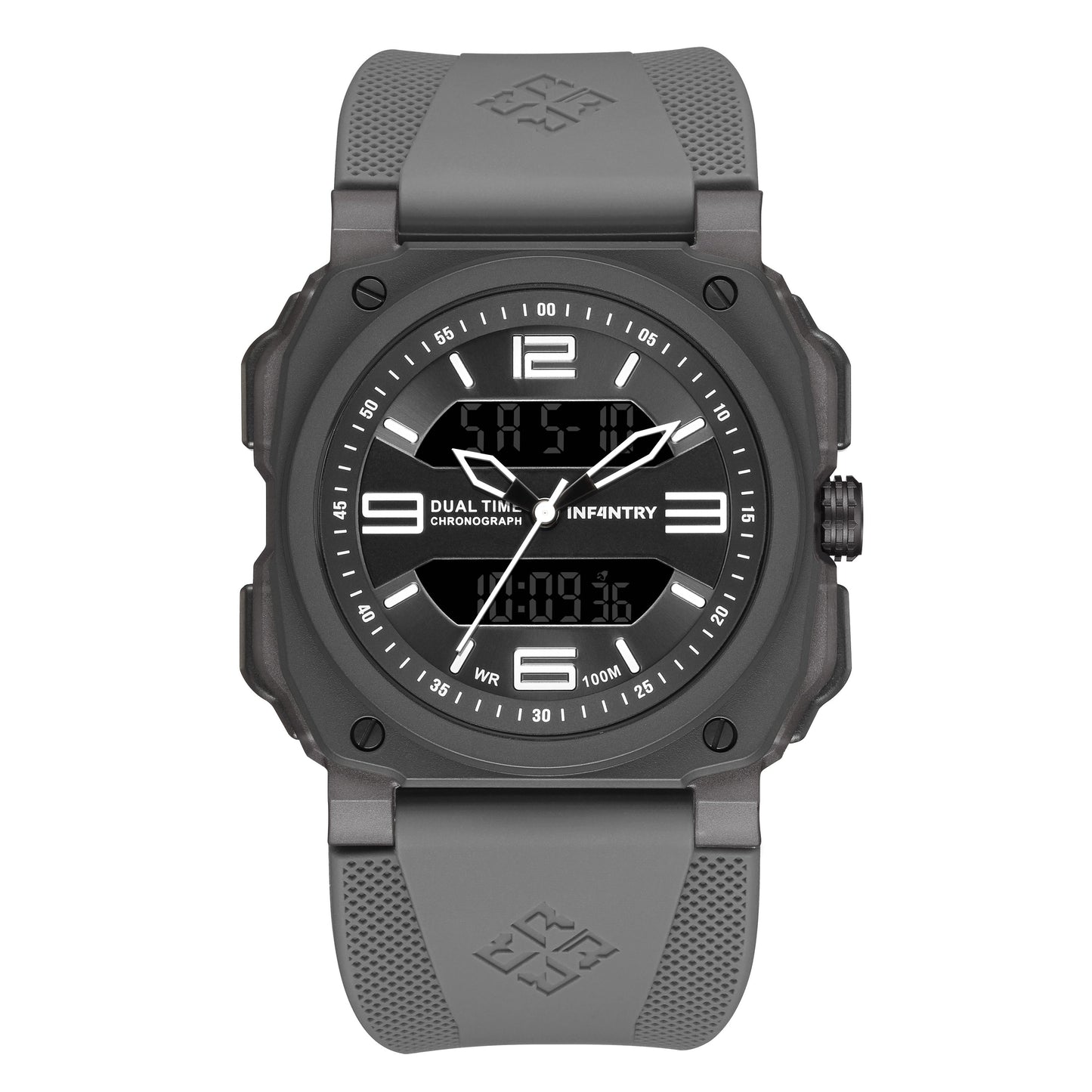 infantry dualtech pro analog digital military watch REVO47-AD01-GY-01