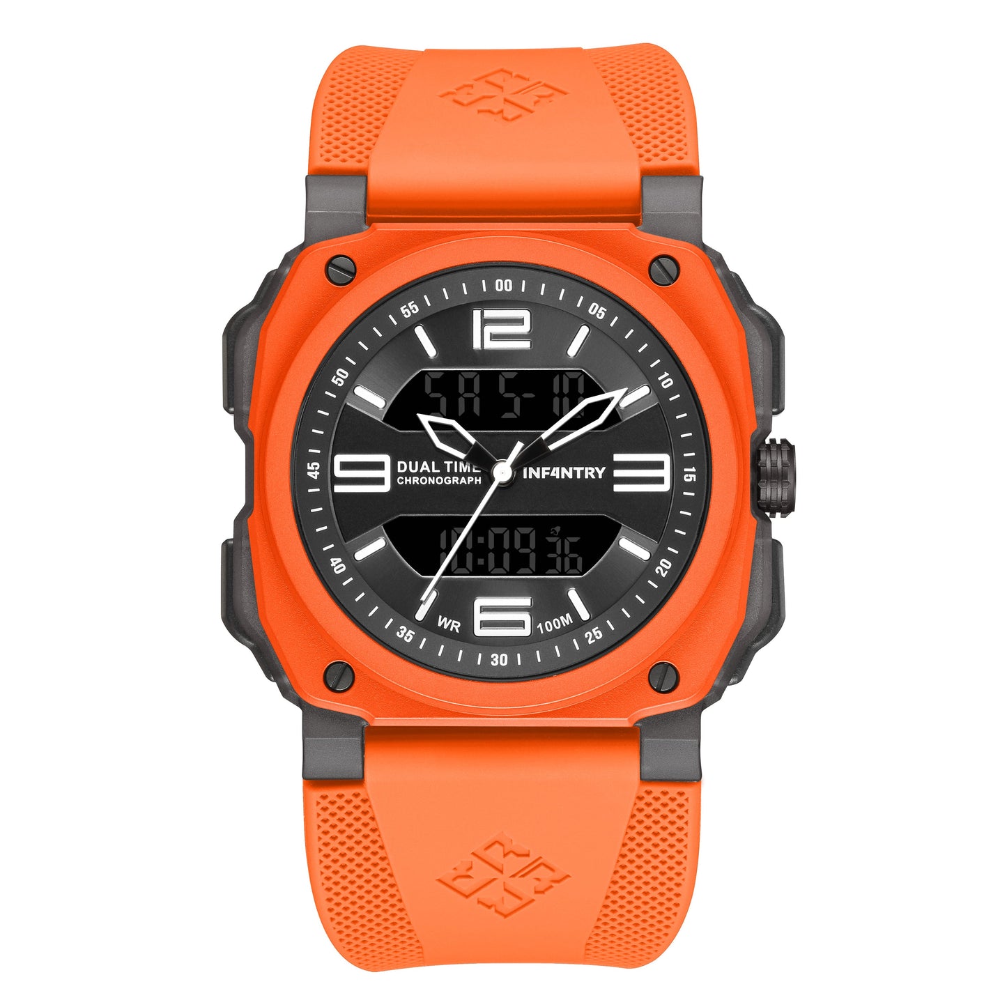 infantry dualtech pro analog digital military watch REVO47-AD01-OR-01