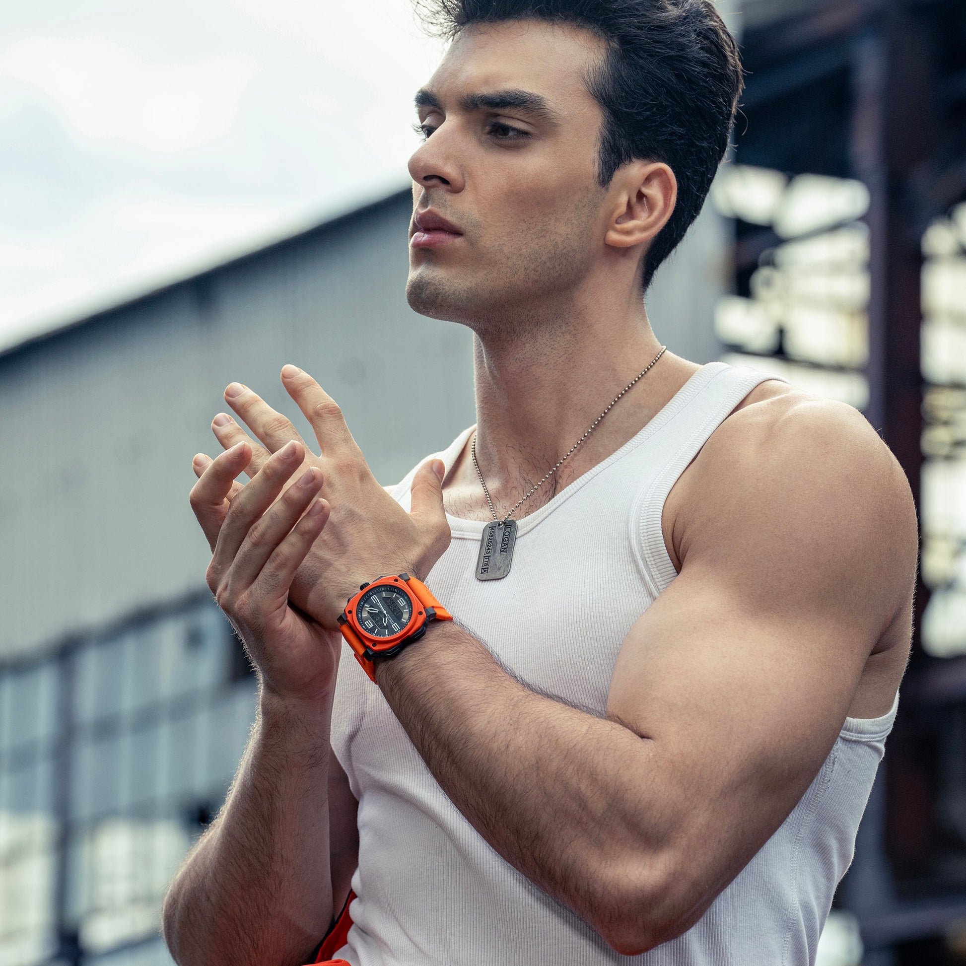 infantry dualtech pro analog digital military watch REVO47-AD01-OR-02